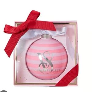 Victoria's Secret Pink and Silver Holiday Christmas Ornament
